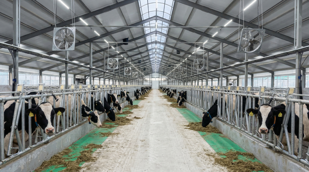 Круглогодичное стойловое содержание коров в ТОО «Каменскуральск»