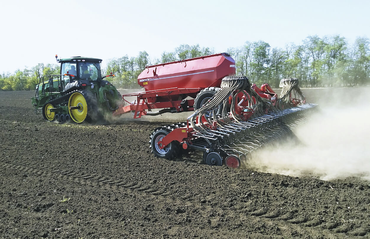 «Заря»: посев зерновой сеялкой «Horsch Serto 12 SC»