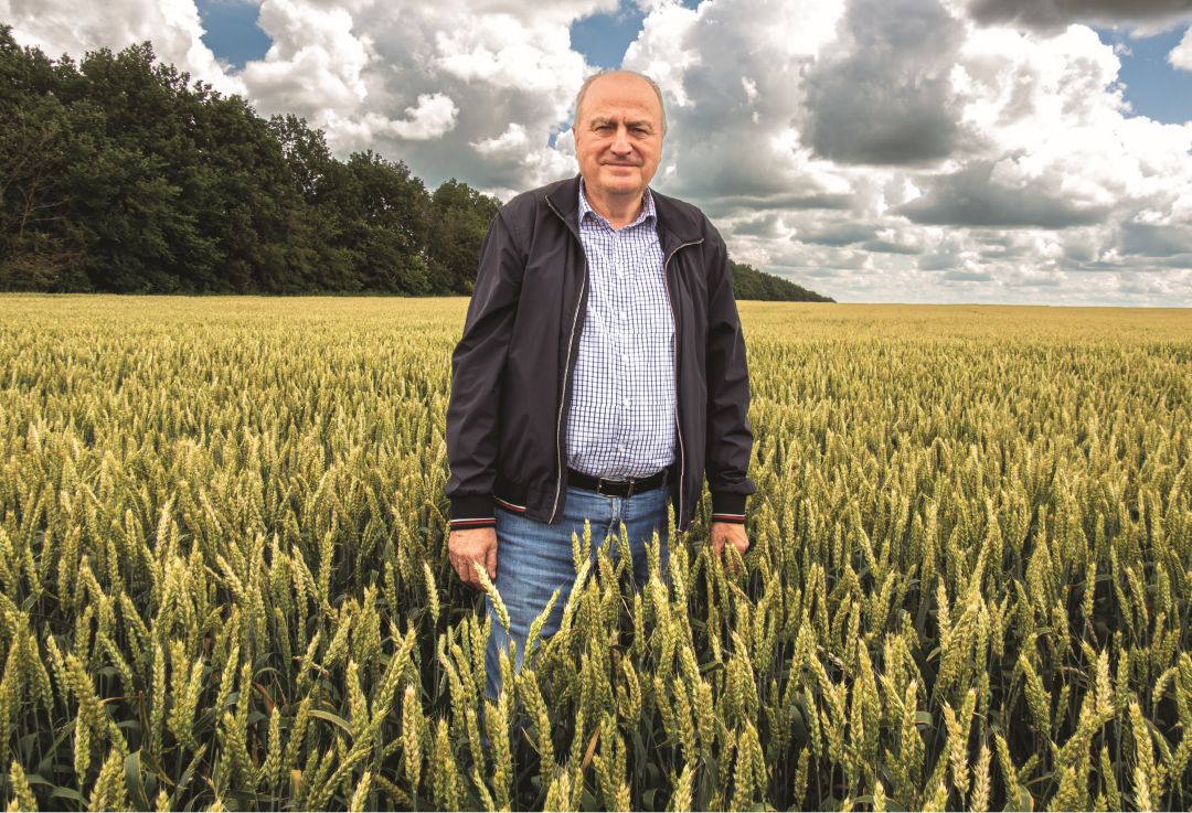 П. А. Пампуха на поле