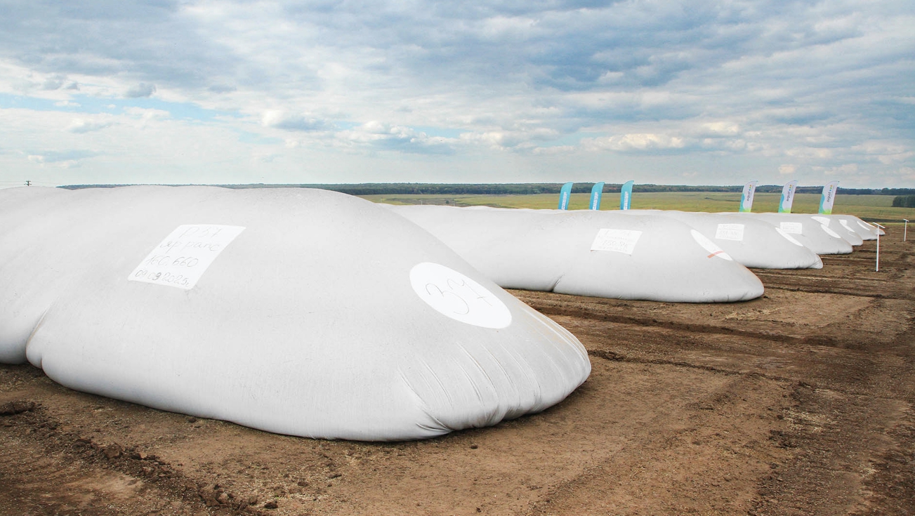 Первая демоплощадка технологии рукавного хранения зерна открылась в Татарстане